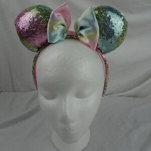 Disney Minnie Mouse Colorful Sequin Ears Headband